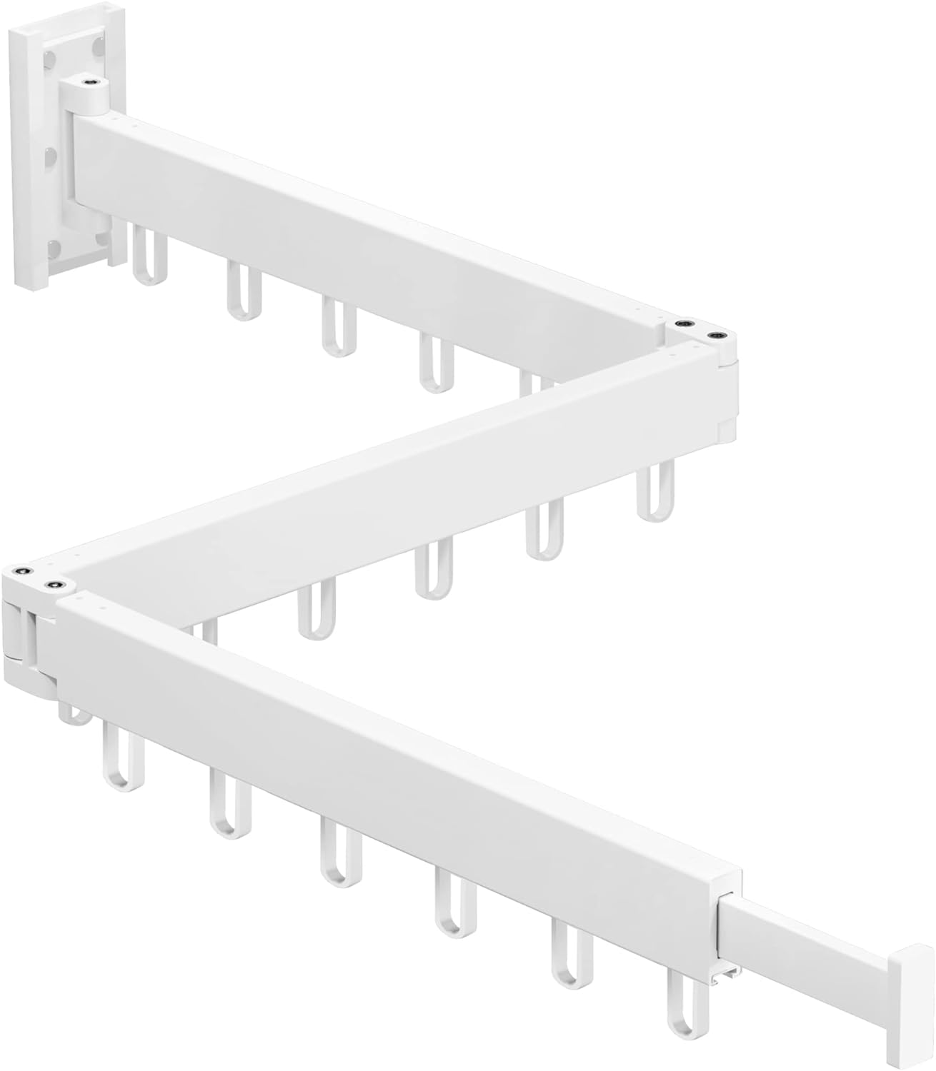 Wall Mounted Clothes Hanger,Clothes Drying Rack,Laundry Drying Rack,Clothes Rack Wall Mount,Drying Rack Clothing,Laundry Rack,Folding,Retractable,Collapsible,can Fold Upward & Left & Right