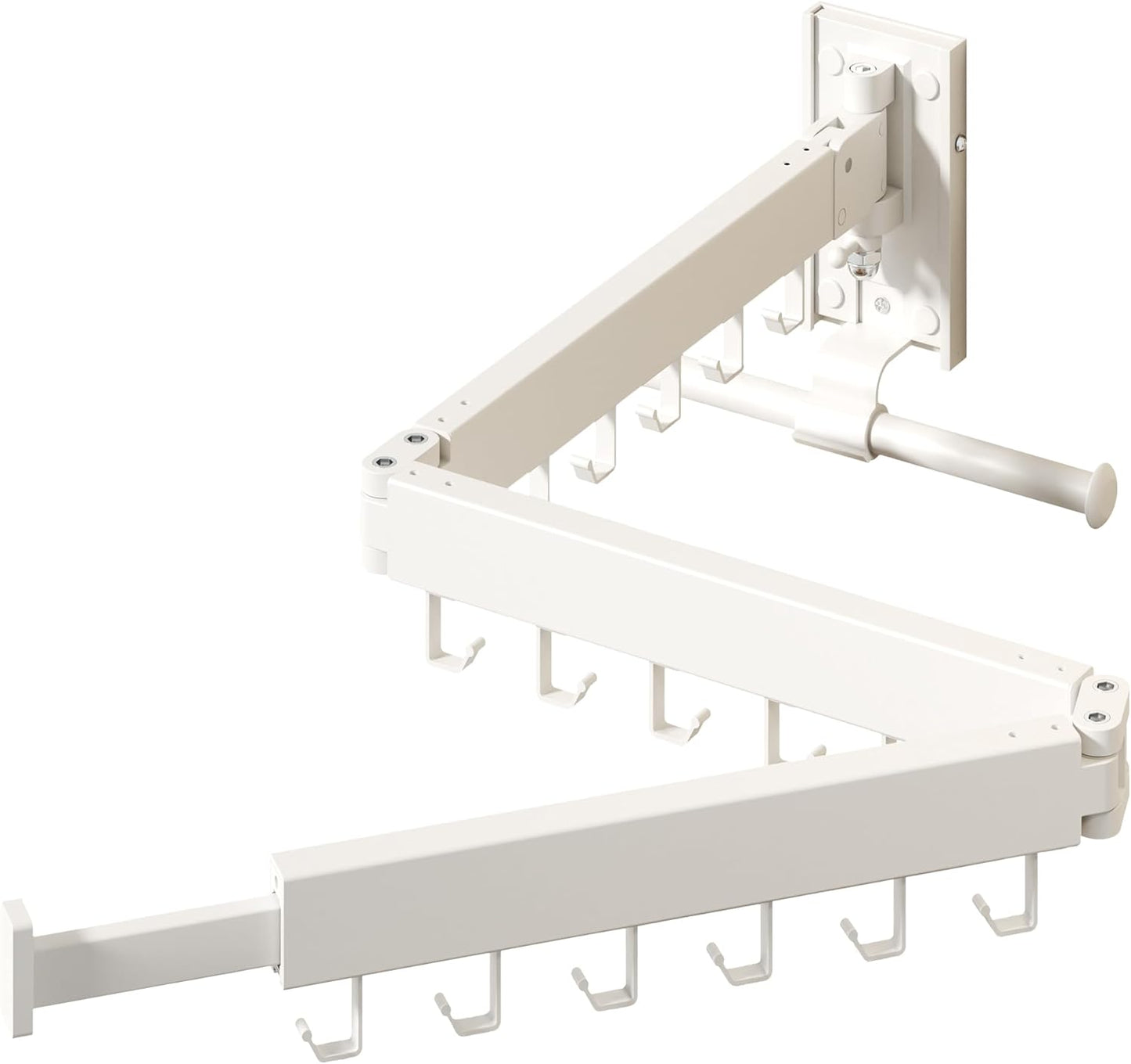 Wall Mounted Clothes Hanger,Clothes Drying Rack,Laundry Drying Rack,Clothes Rack Wall Mount,Drying Rack Clothing,Laundry Rack,Folding,Retractable,Collapsible,can Fold Upward & Left & Right